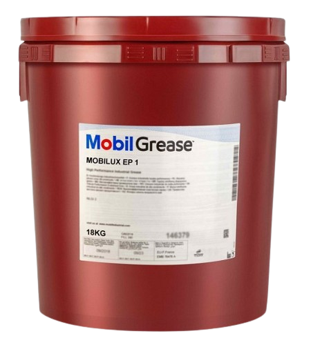 Vaselina MOBIL Grease Mobilux EP 1, 18 kg, pe baza de litiu, recipient galeata