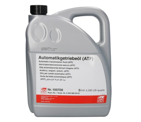Ulei transmisie automata FEBI BILSTEIN ATF 100708, volum 5 litri, galben