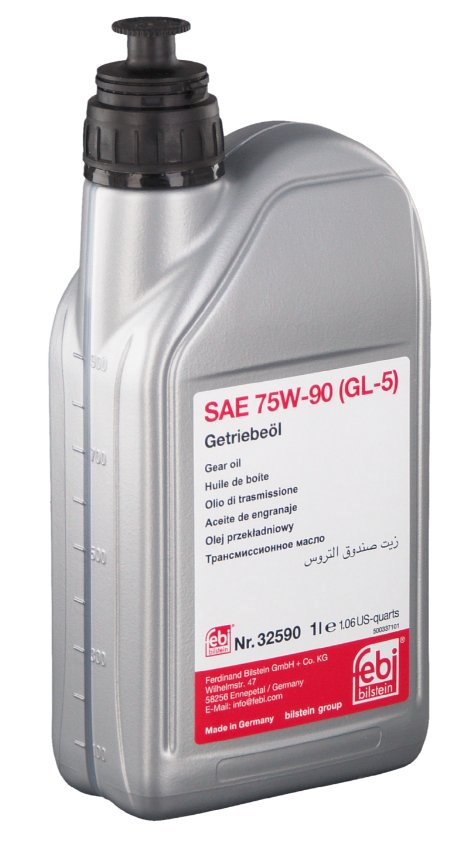 Ulei transmisie FEBI BILSTEIN 75W90 GL-5 32590, volum 1 litru, galben