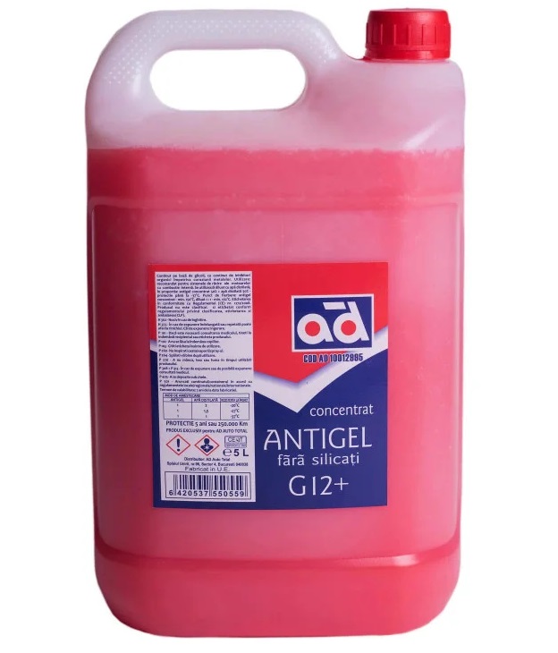 Antigel DREISSNER G12 AD 10012995, rosu, volum 5 litri, concentrat
