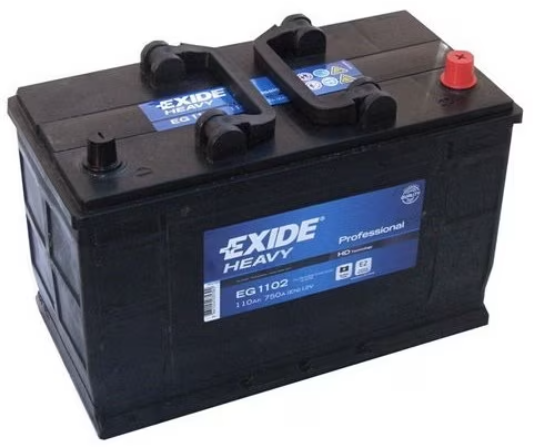 Baterie auto EXIDE Professional EG1102, tensiune 12 V, amperaj 110 Ah, curent pornire 750 A