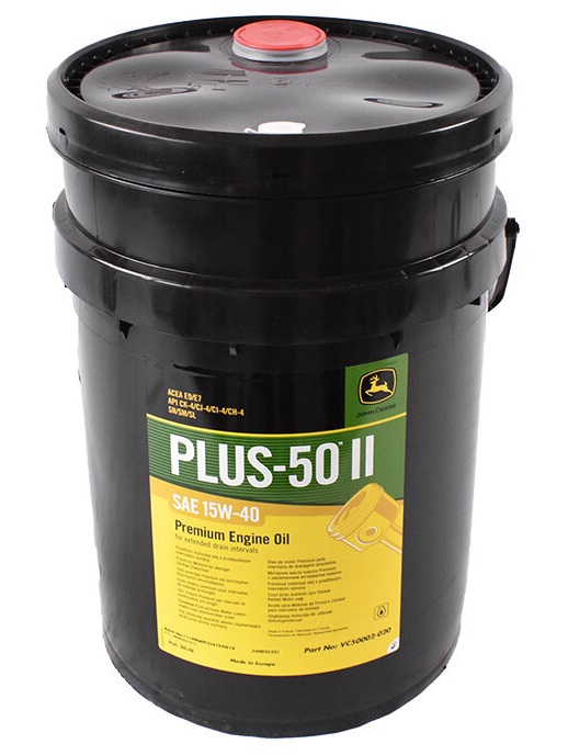 Ulei motor JOHN DEERE Plus-50 II 15W40 E9 VC50002X020, volum 20 litri, mineral