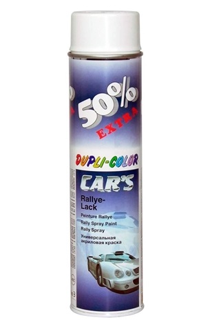 Spray vopsea auto DUPLI-COLOR 313102, alb, lucios, 600 ml