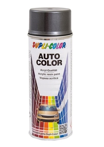 Spray vopsea auto DUPLI-COLOR 350127, gri metal, retus auto, metalizata, 350 ml