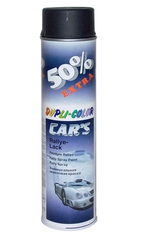 Spray vopsea auto pentru jante DUPLI-COLOR 313203, negru mat, 600 ml