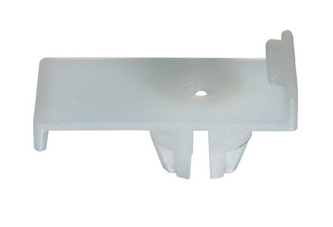 Set 6 agrafe auto RESTAGRAF A11541 CSNBB, plastic, alb, pentru geamuri usi culisante