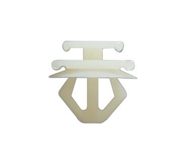 Set 10 agrafe auto RESTAGRAF A1301, 8.5 mm, plastic, alb, pentru bandouri