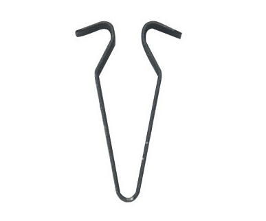 Set 10 agrafe auto RESTAGRAF A10308, metal, negru