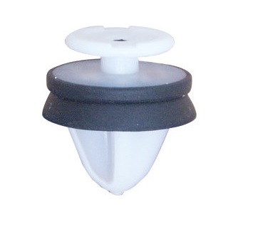 Set 12 clipsuri auto RESTAGRAF A10790, 8.2 mm, plastic, alb, pentru fixare panouri usi