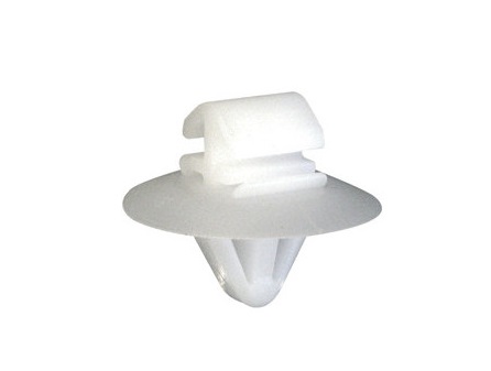 Set 12 clipsuri auto RESTAGRAF A10036, 6.2 x 12.2 mm, plastic, alb, pentru fixare bandouri