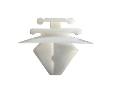 Set 15 clipsuri auto RESTAGRAF A10160, 8.5 mm, plastic, alb, pentru fixare bandouri