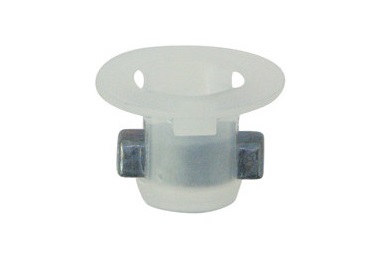 Set 25 clipsuri auto RESTAGRAF CAGE NUT A405, M6-1.00, plastic/metal, alb