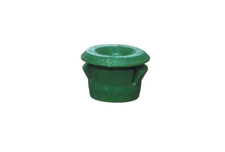 Set 6 clipsuri auto RESTAGRAF A10326, 9 mm, plastic, verde, pentru fixare bandouri