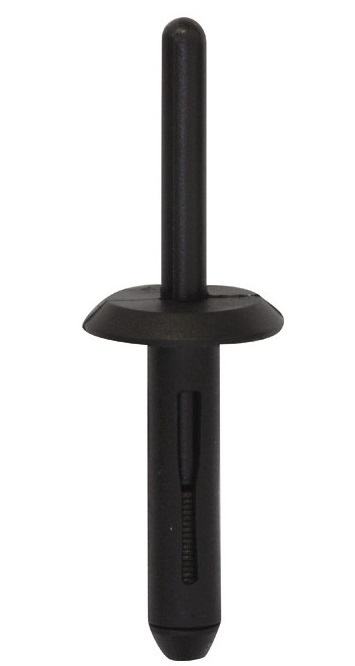 Set 8 nituri auto RESTAGRAF A12683, 6.3 - 6.8 mm, plastic, negru, pentru fixare bandouri