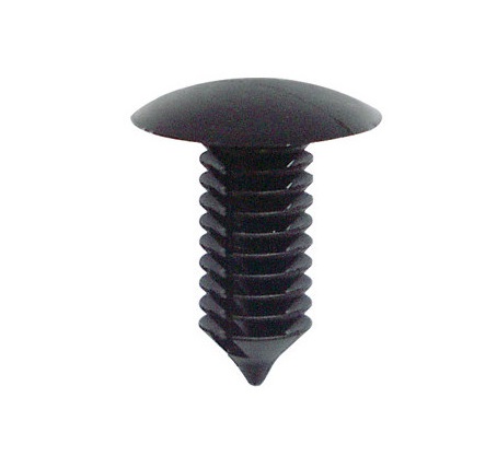 Set 8 clipsuri auto RESTAGRAF A10591, 7.15 mm, plastic, negru, pentru fixare elemente interioare