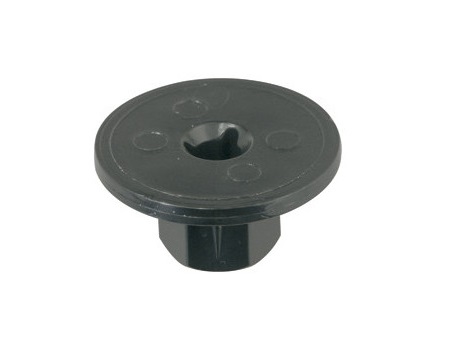 Set 8 capace RESTAGRAF A11356, 5 mm, plastic, negru, pentru fixare protectii aripi