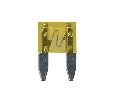Set 10 sigurante auto Mini 32V RESTAGRAF A6845, 20A, galben
