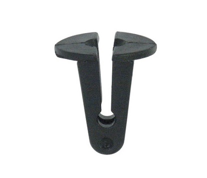 Set 12 clipsuri auto RESTAGRAF A10822, 5 mm, plastic, negru, pentru fixare elemente interioare si exterioare