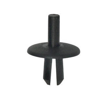 Set 14 nituri auto RESTAGRAF A11620, 5.5 mm, plastic, negru, pentru fixare protectii aripi