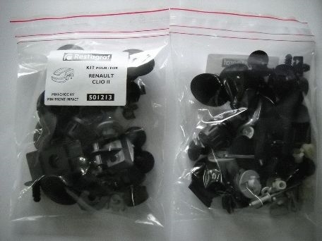 Set clipsuri montaj bara fata + aripi RESTAGRAF A501216, plastic, pentru Renault Trafic II