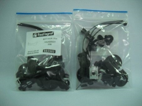 Set clipsuri montaj bara spate RESTAGRAF A503503, plastic, pentru Peugeot 308