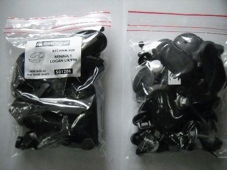 Set clipsuri montaj hayon RESTAGRAF A519103, plastic, pentru Skoda Octavia II