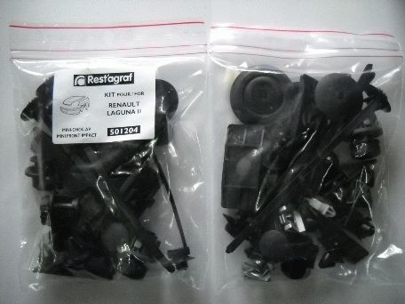 Set clipsuri montaj usa RESTAGRAF A517001, plastic, pentru Audi A3, 2003-