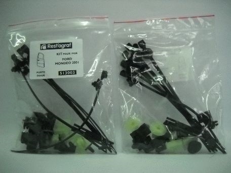 Set clipsuri auto montaj usa RESTAGRAF A513003, plastic, pentru Ford Mondeo III, 2001