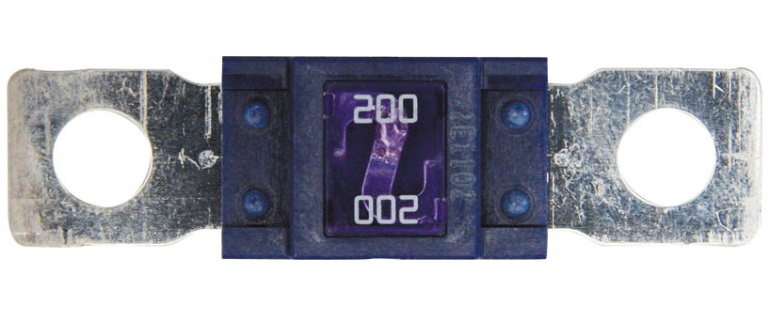 Siguranta auto lamelara Mega RESTAGRAF A225090, 200A, negru