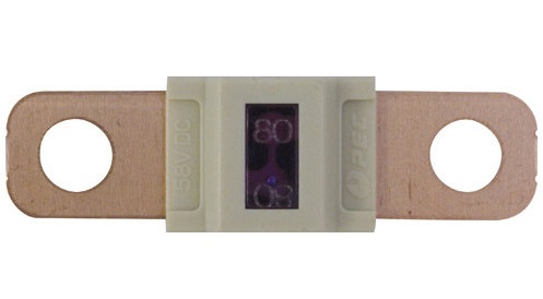Siguranta auto lamelara Midi RESTAGRAF A225083, 80A, alb