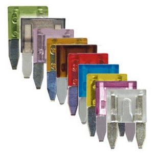 Set 10 sigurante mini RESTAGRAF A229210, 2-30A, 32V, culori asortate