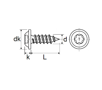 Set 20 suruburi auto, autofiletante, RESTAGRAF A772, 4.8 x 16 mm, NFE 25-655, otel placat cu zinc, negru