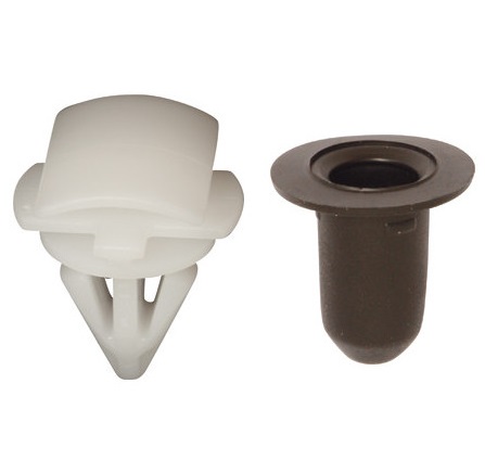 Set 12 clipsuri auto RESTAGRAF A1488, 8.8 mm, din plastic, pentru fixare bandouri