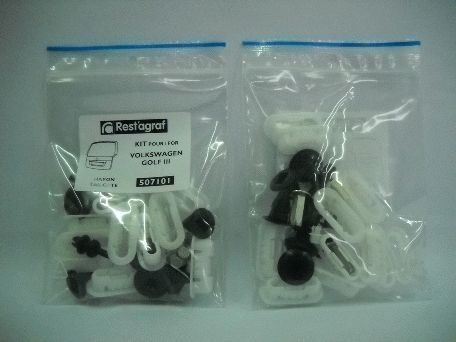 Set clipsuri auto RESTAGRAF A507101, pentru montaj hayon, Volkswagen Golf III