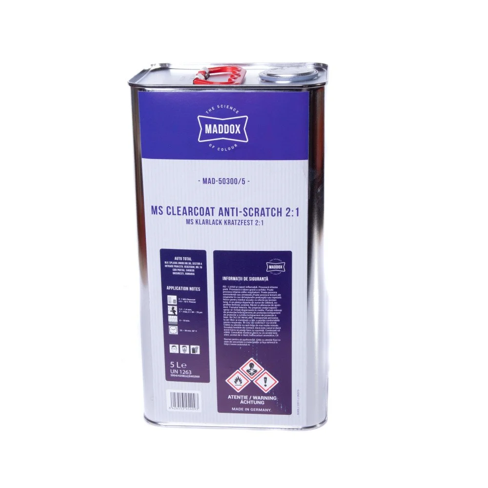 Lac anti zgarieturi MADDOX MS Antiscratch 2:1 MAD-50300/5, volum 5 litri