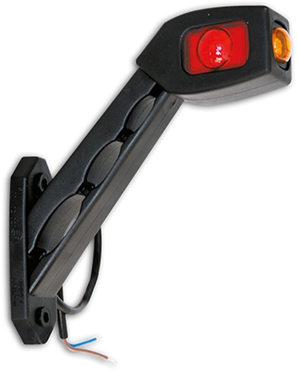 Lampa gabarit trailer oblica BORG HICO OBR109P, lunga, pentru partea dreapta, cu LED