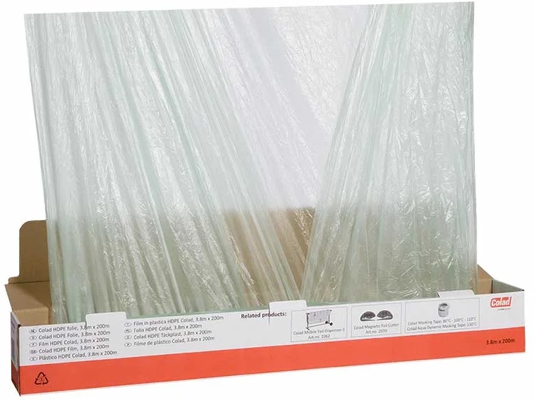 Folie de mascare auto COLAD HAMACH Masking Film 6340CLD, 3.8 x 200 m, verde, translucid
