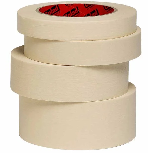 Banda mascare COLAD HAMACH Premium Masking Tape 907050CLD, 50 mm x 50 m, hartie, rezistenta la temperaturi de pana la 80 Celsius