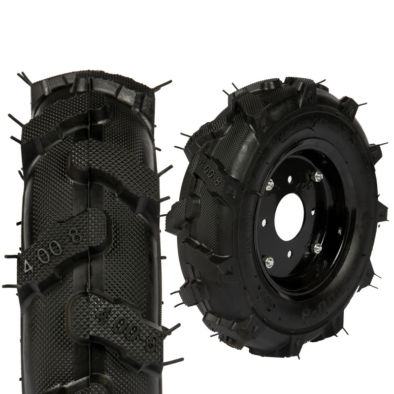 Roata motocultor MICUL FERMIER GF-0108-S001-G02, diametru 400 - 8, negru