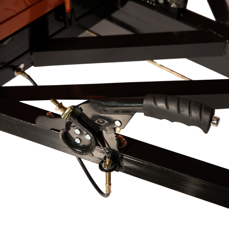 Remorca pentru motocultor DETOOLZ DZ-M148, capacitate incarcare 600 kg, extensie laterala 180 mm