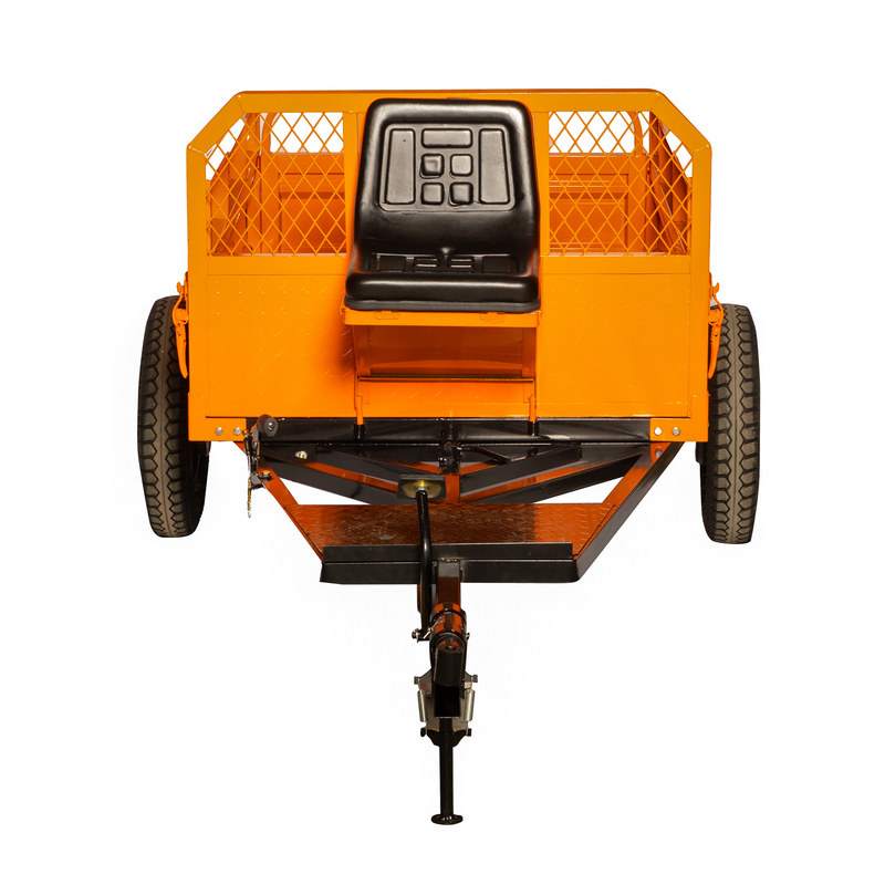 Remorca pentru motocultor DETOOLZ DZ-M149, capacitate incarcare 600 kg, extensie inaltime 150 mm