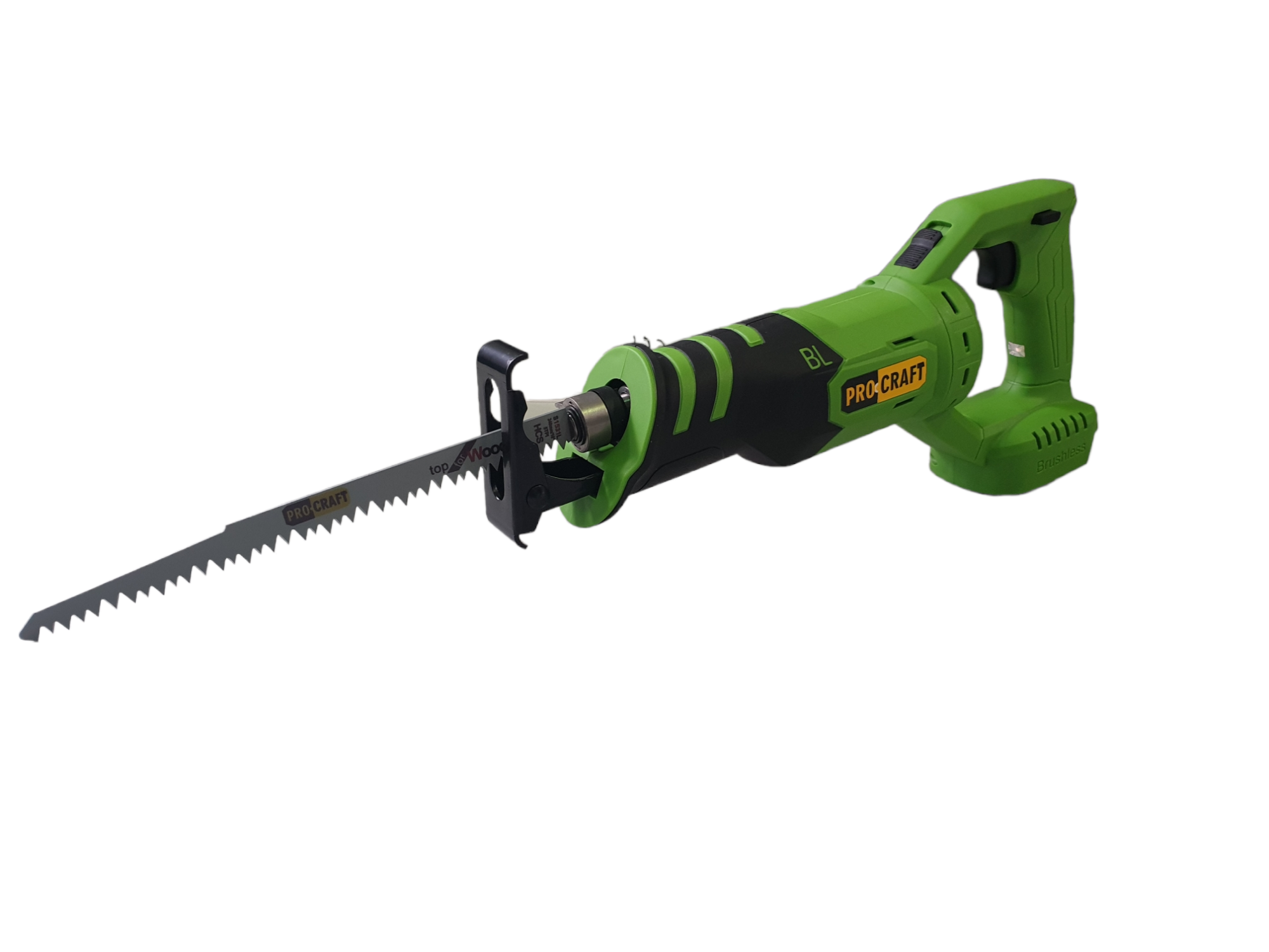 Fierastrau tip sabie pe acumulator PROCRAFT PSS20, 20 V, 3300 rpm, cu 2 lame de taiere