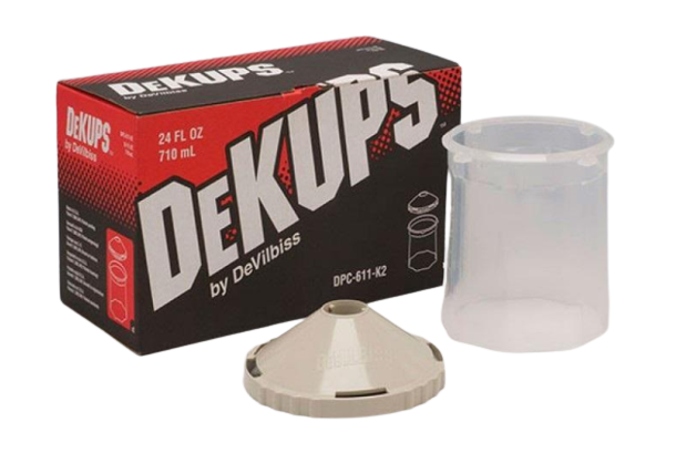 Set 2 cani mari refolosibile DE VILBISS PPS DEKUP DPC-611-K2, 710 ml