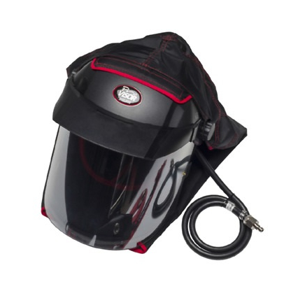 Masca de protectie completa pentru vopsitor DE VILBISS Visor PROV-650, cu alimentare aer curat