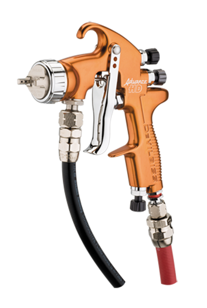 Pistol de vopsit cu prezurizare DE VILBISS Advance HD Trans-Tech ADV-P505-13, duza 1.3 mm, consum aer de la 283 l/min