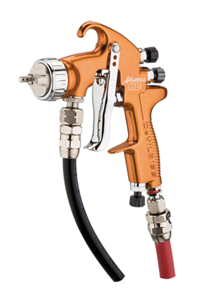 Pistol de vopsit cu prezurizare DE VILBISS Advance HD Trans-Tech ADV-P522-16, duza 1.6 mm, consum aer 410 l/min