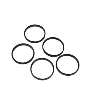 Set 5 garnituri deflector pistol vopsit DE VILBISS GTI-33-K5, negru