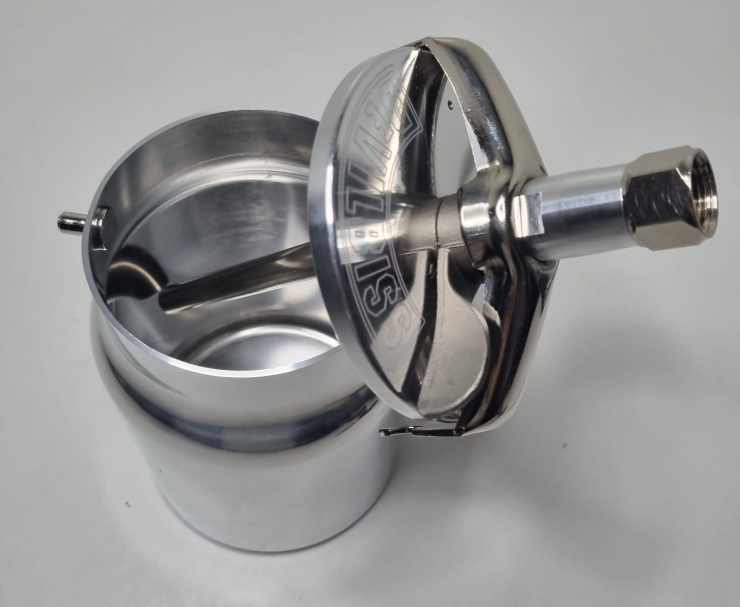 Cana metalica pentru pistol vopsit DE VILBISS KR-566-1-B, 1 litru