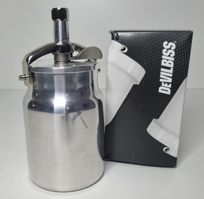 Cana metalica pentru pistol vopsit DE VILBISS KR-566-1-B, 1 litru