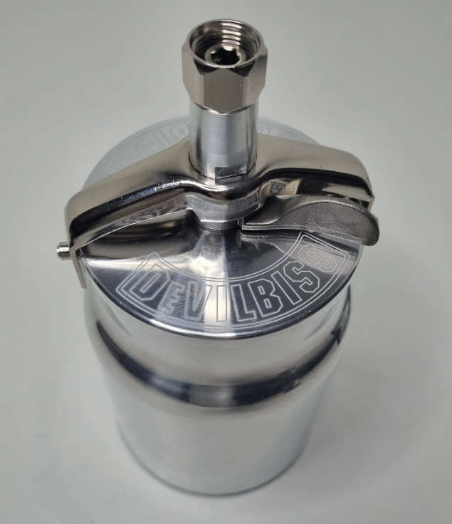 Cana metalica pentru pistol vopsit DE VILBISS KR-566-1-B, 1 litru
